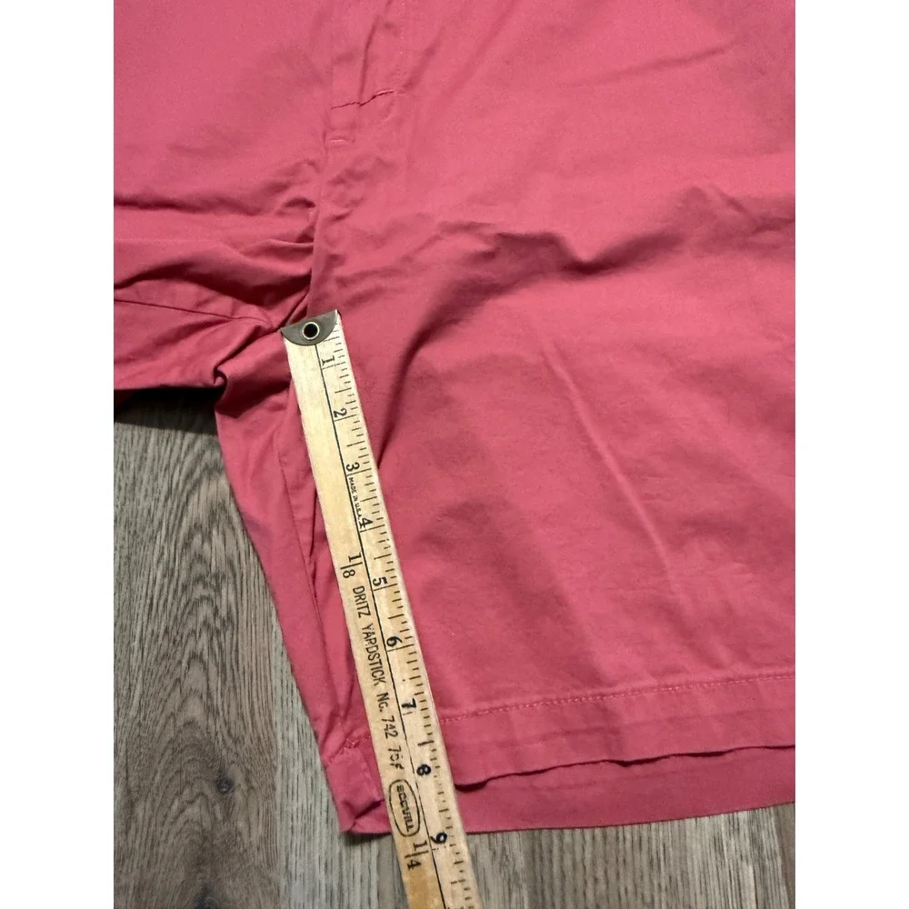 IZOD Shorts Mens Size 40 Red Shorts Chino Flat Front Saltwater Stretch